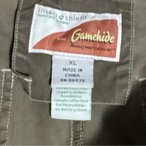 Gamehide Insect Shield Tick Repellent Women’s Cargo Pants Side‎ XL - Picture 2 of 11